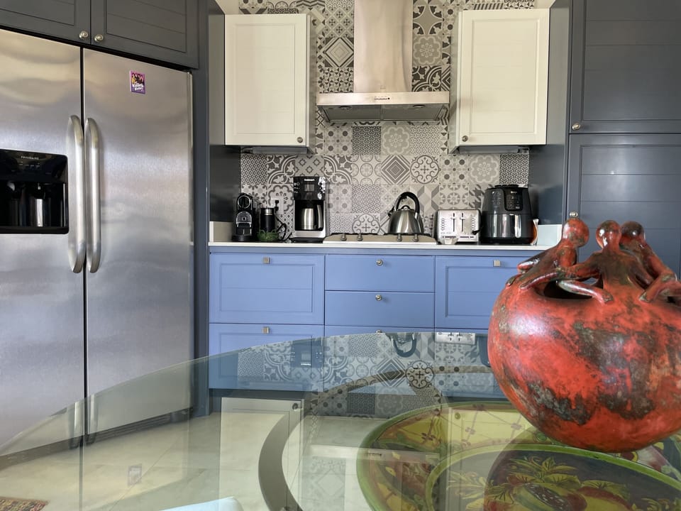 All Stainless Steel appliances and every cooking essential