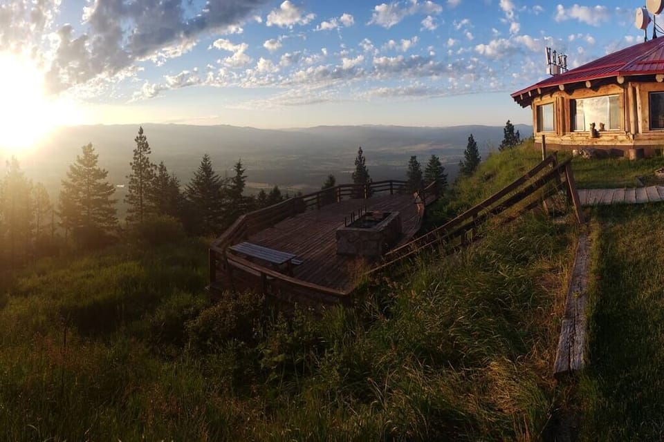The Deck below Lodge