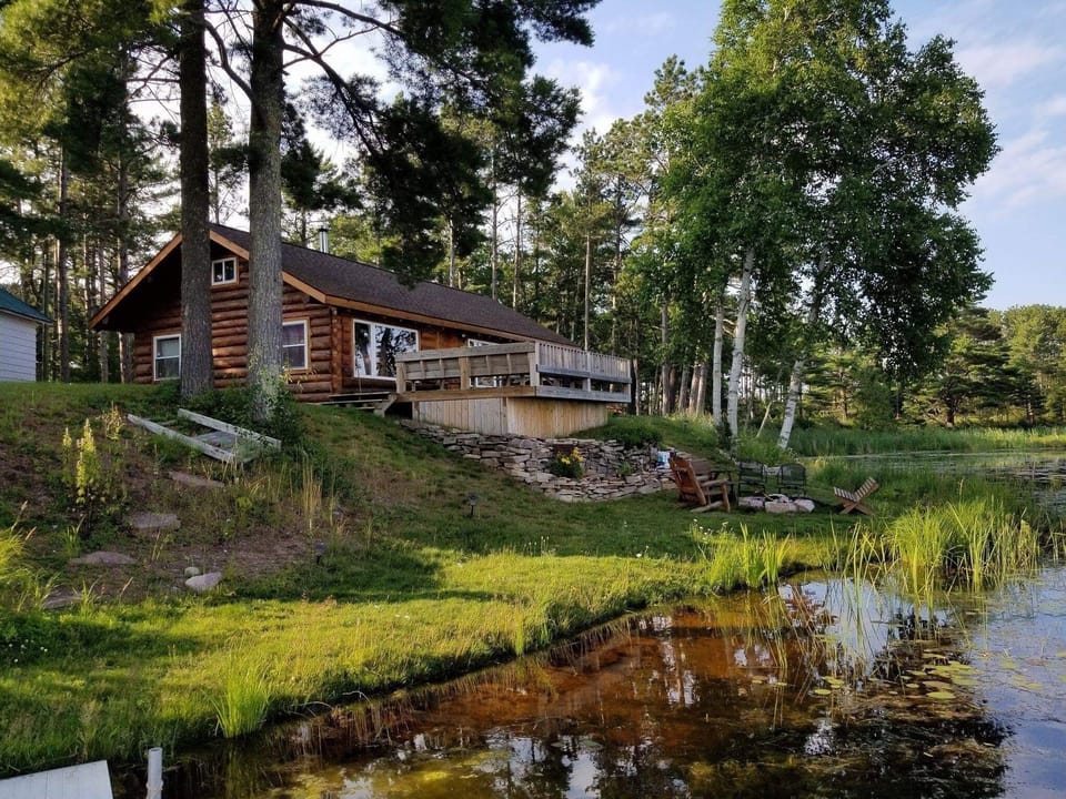View of cabin from the dock