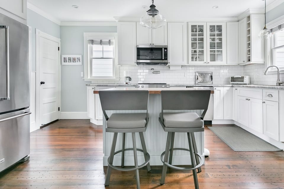 Bright and airy kitchen