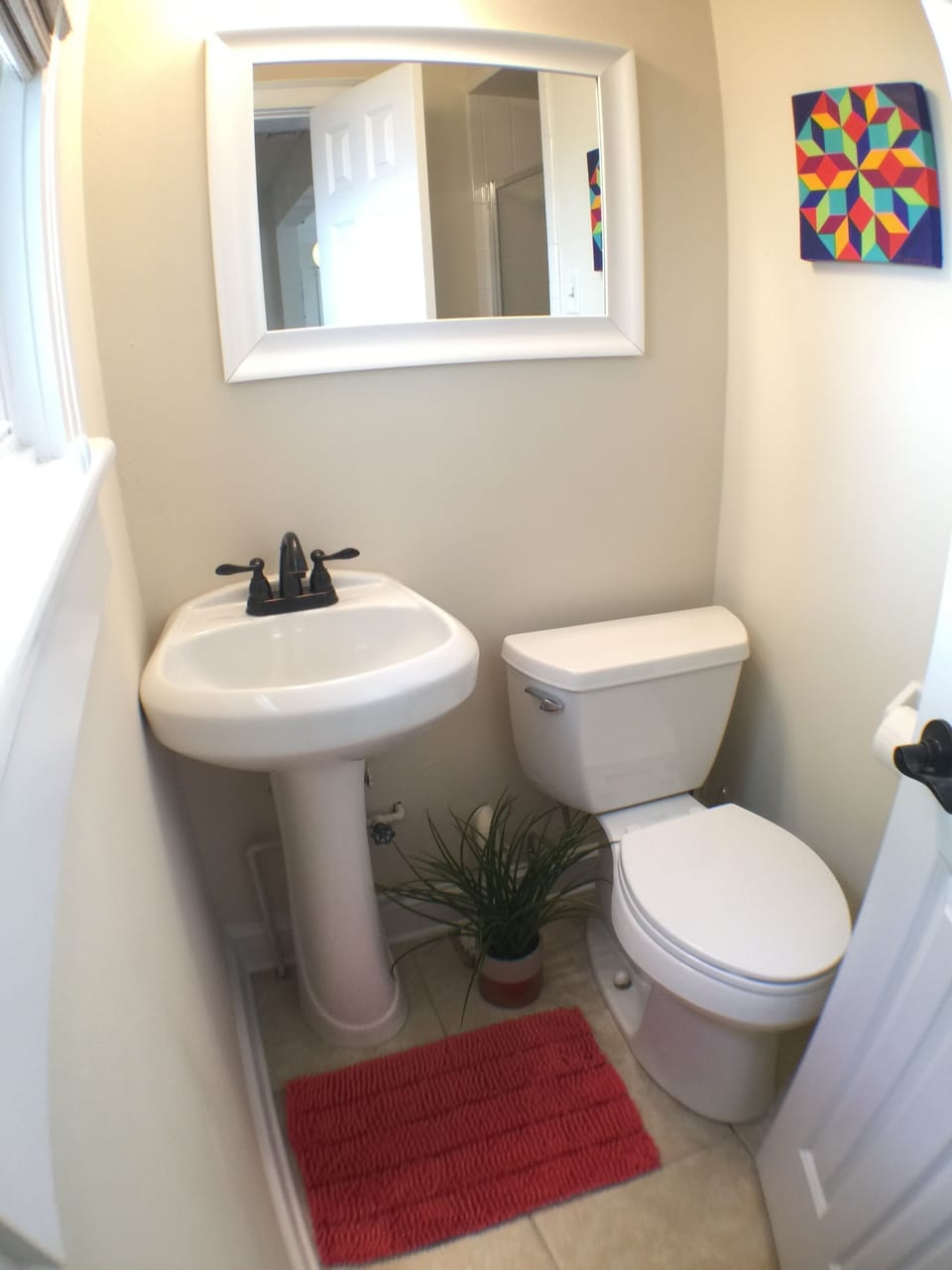 second bathroom with shower