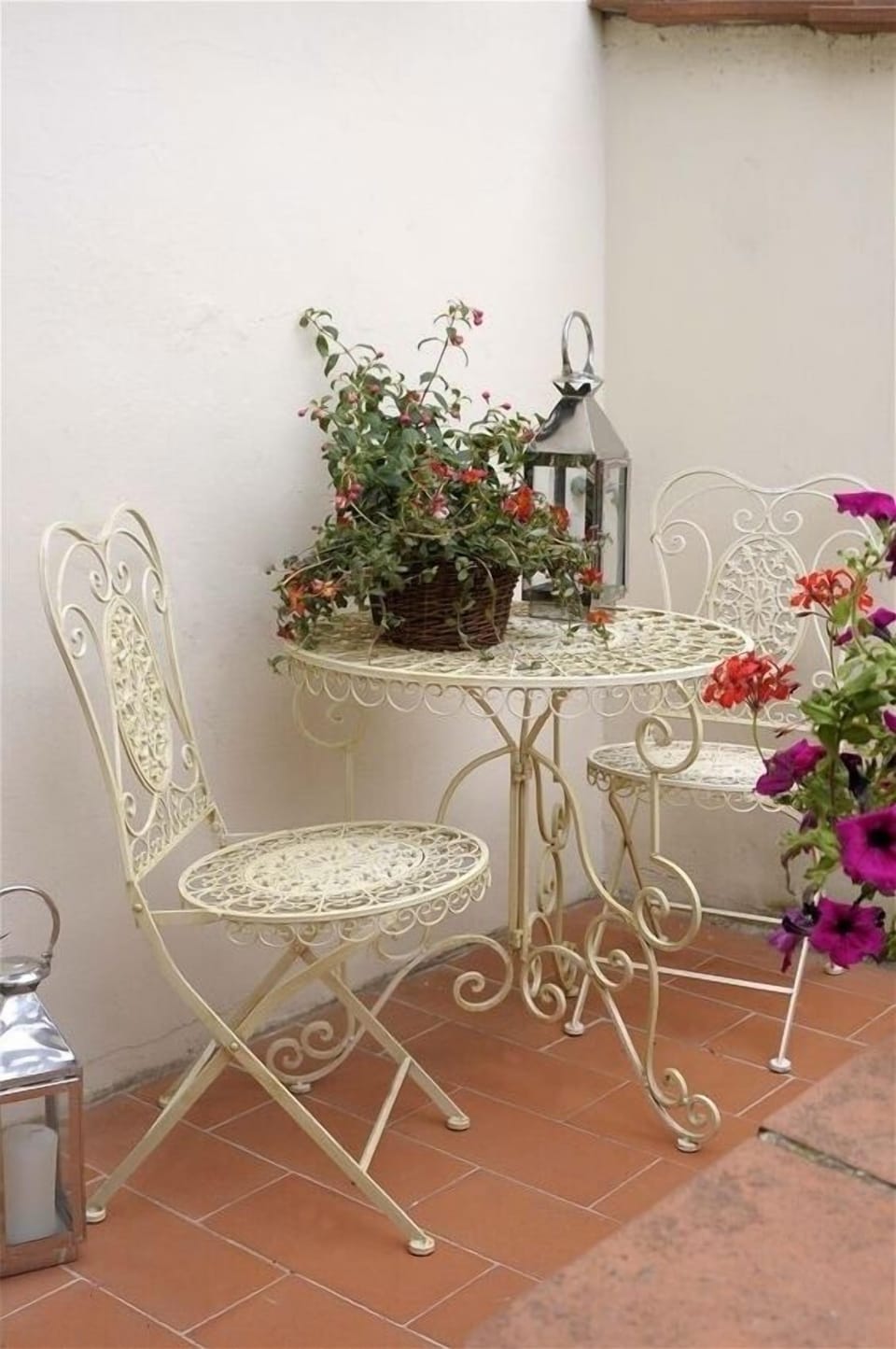 the little terrace on the roof