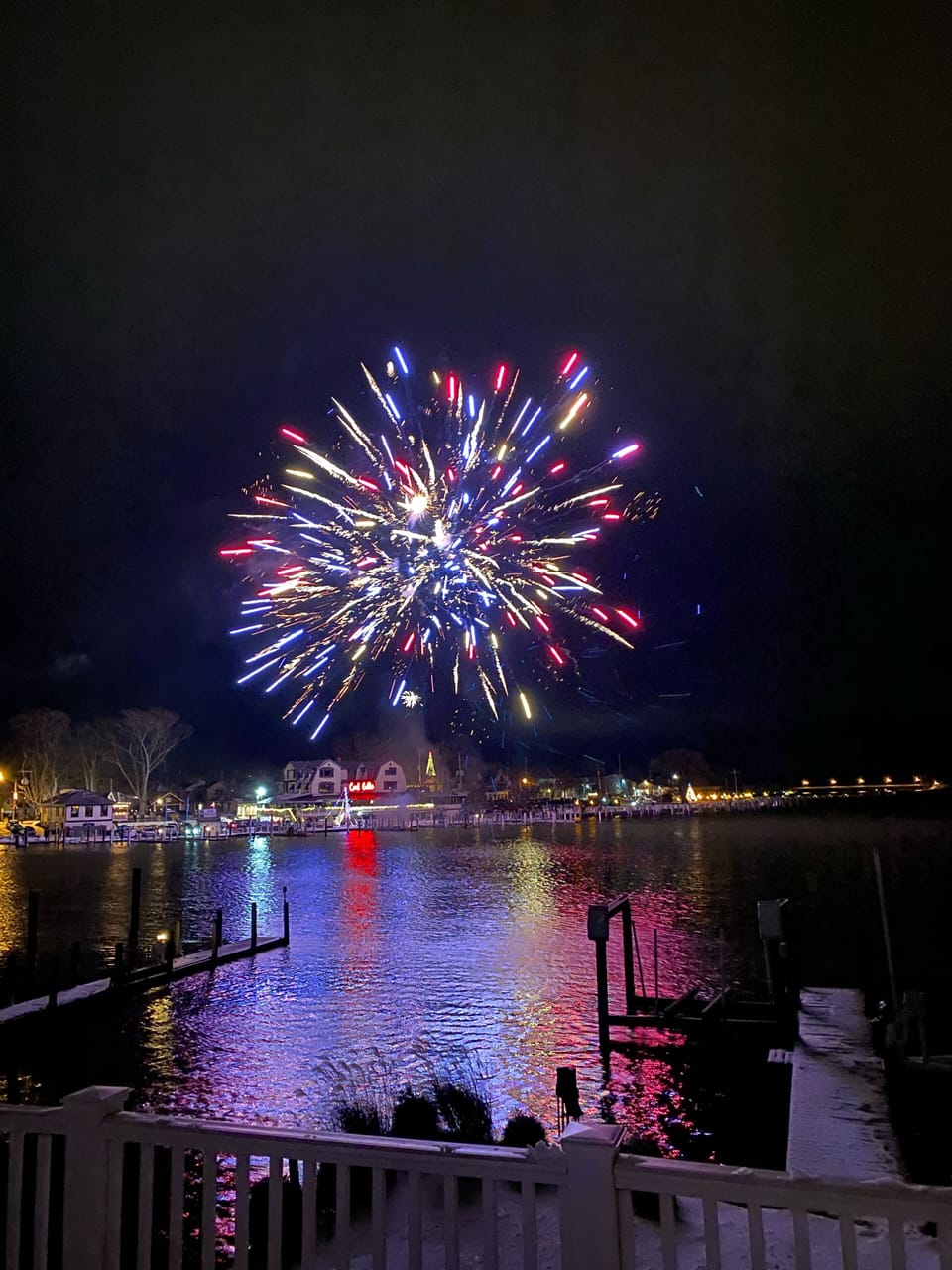 Watch the fireworks right from our deck. No need to leave the house.