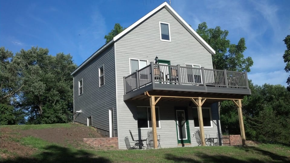 The back of the house