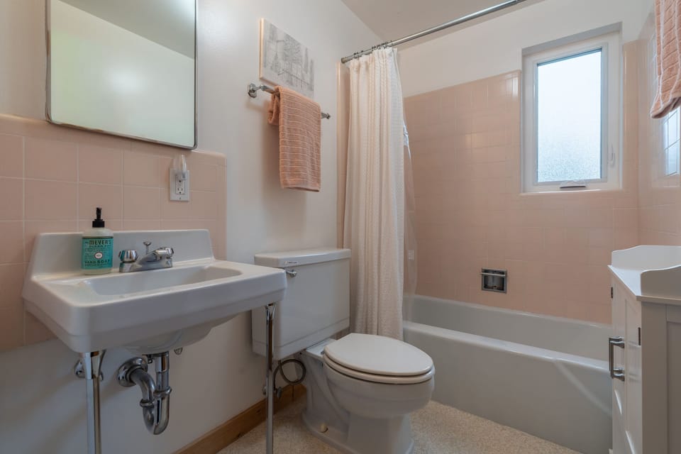Bathroom #2 with Shower Over Tub