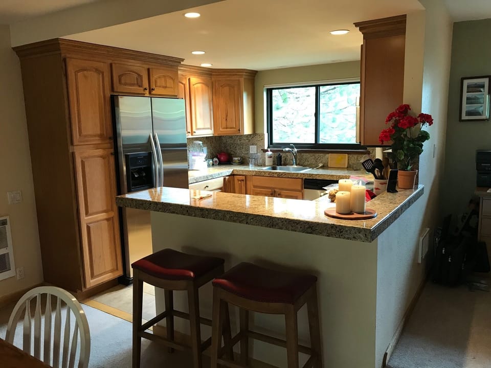Looking from Dining Room into Kitchen