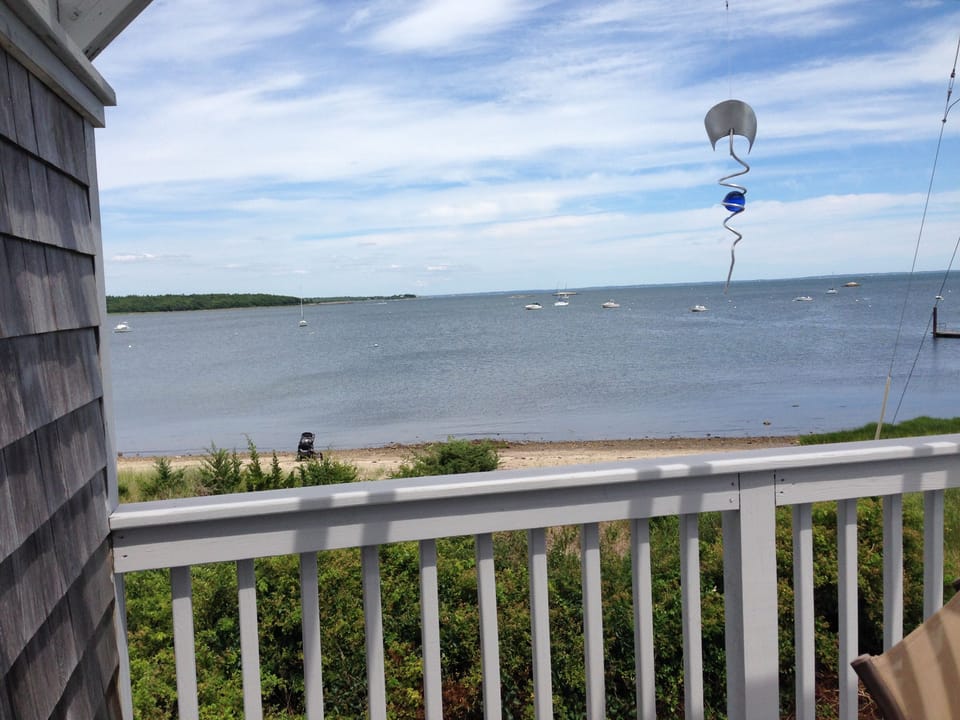 Second story view from outside deck
