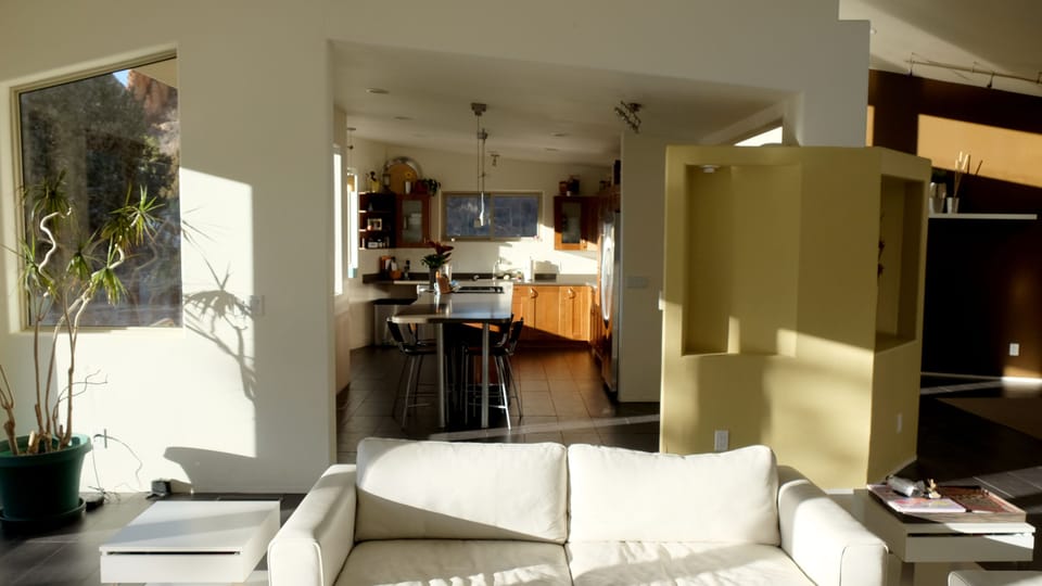 View to kitchen