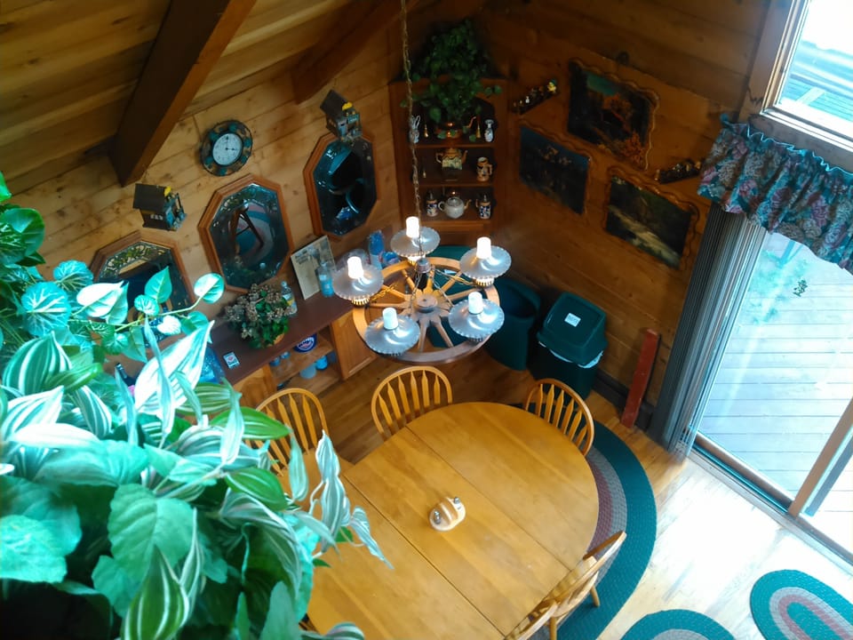 View Of Dining Room From Loft