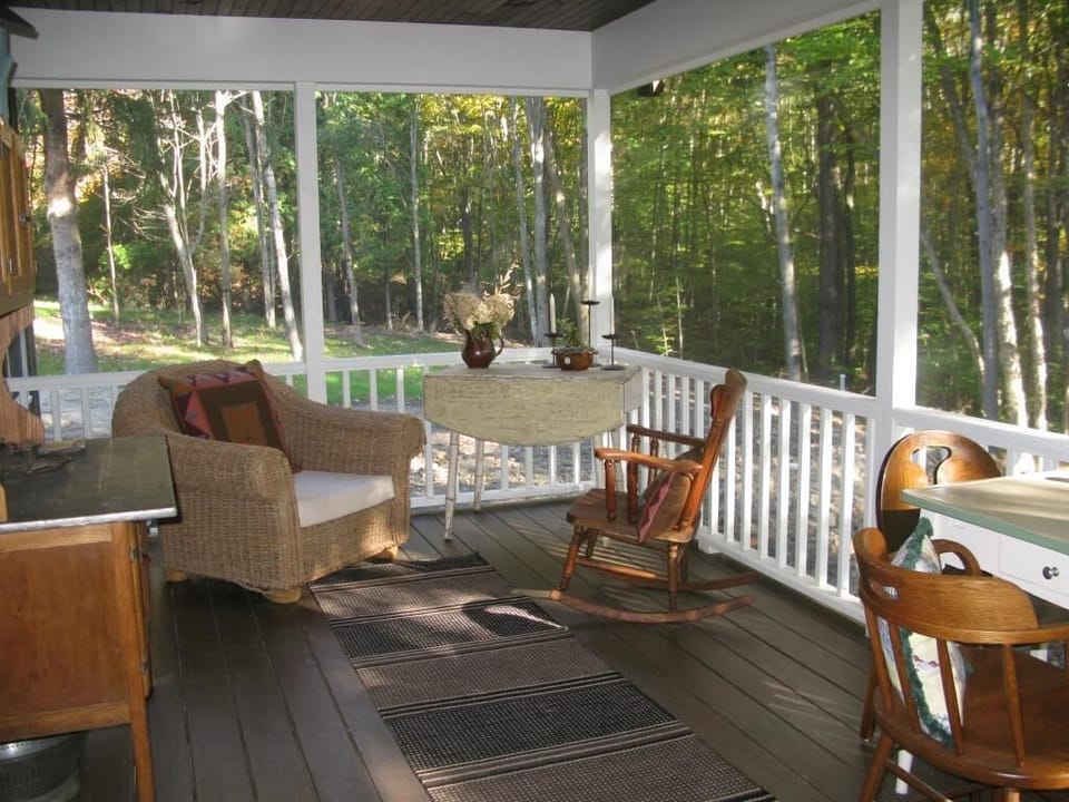 Everyone's favorite! The amazing screen porch which is beyond relaxing.
