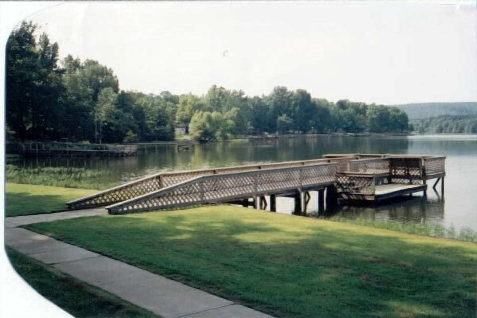 eastern view of lake from our backyard
