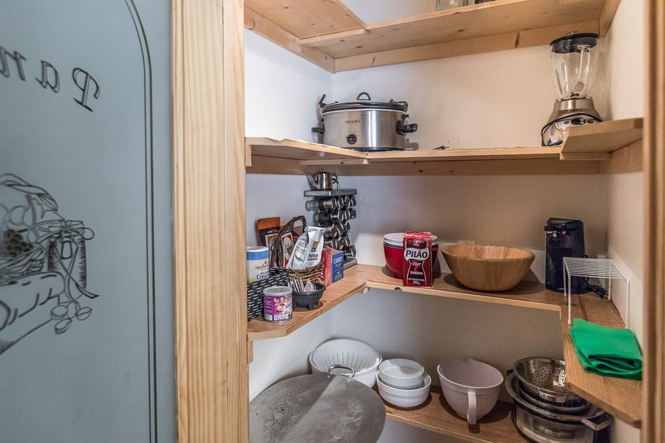 Well equipped pantry