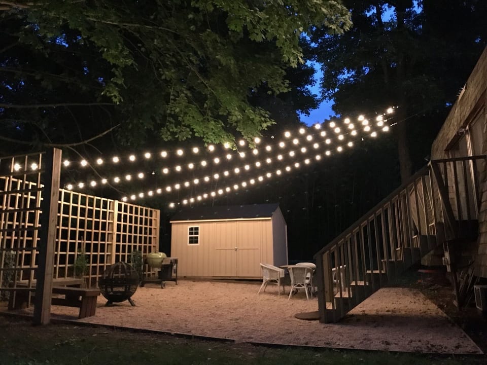 Backyard Patio area