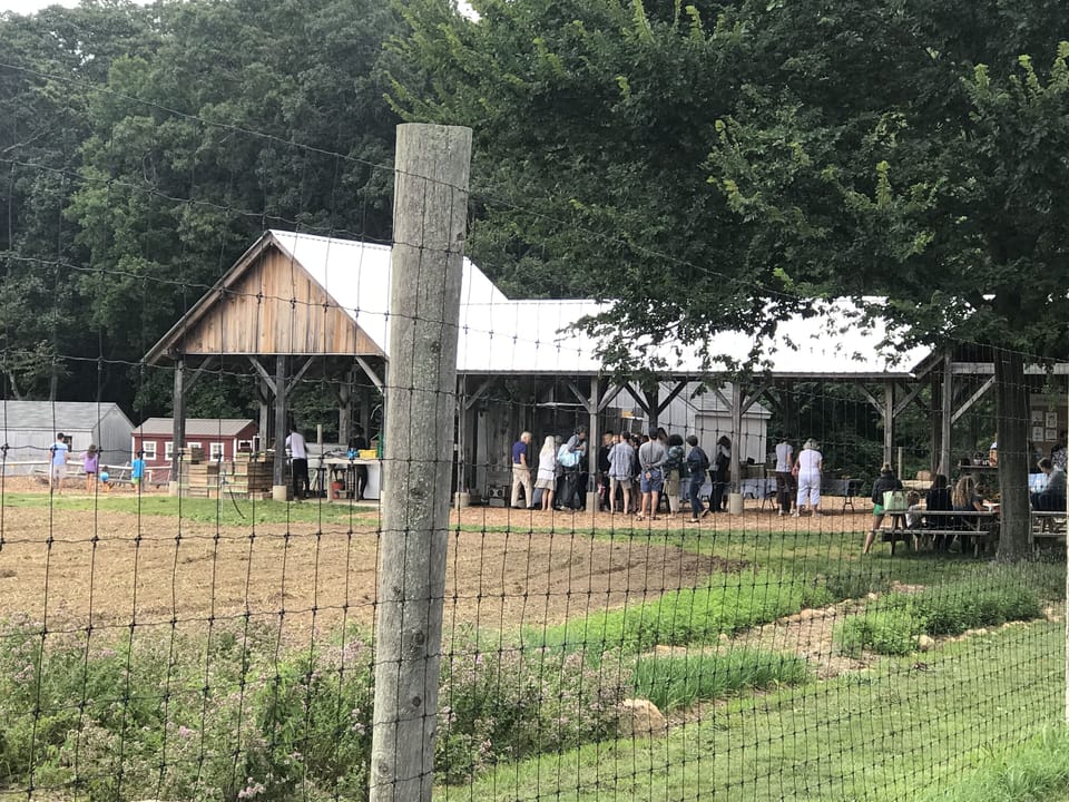 farmers market (1/4 mile away)