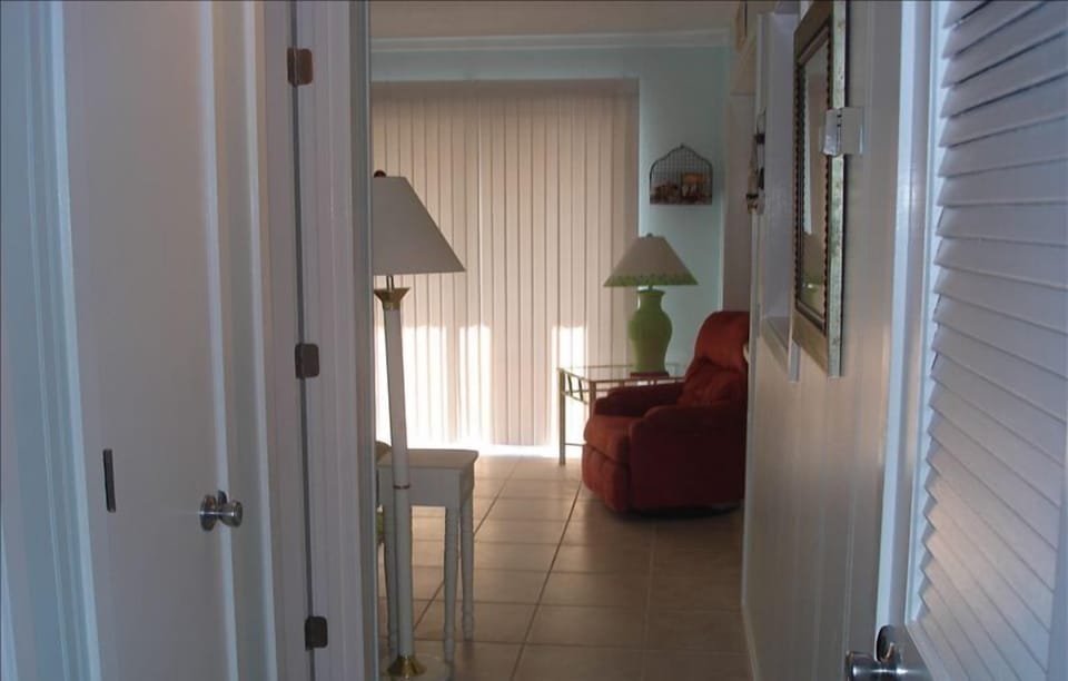 Hall way from front door to Den