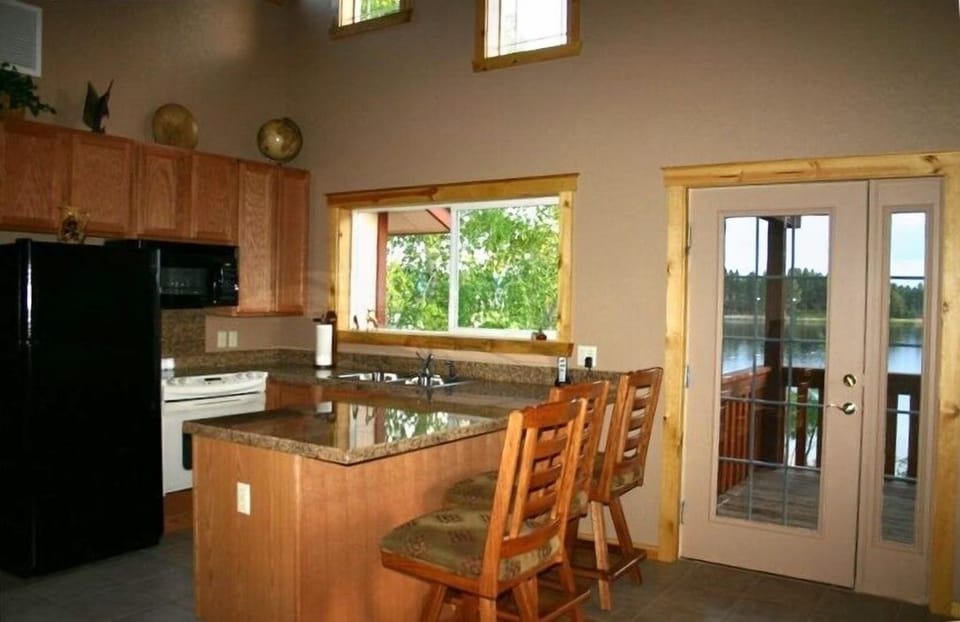 Kitchen View of Lake