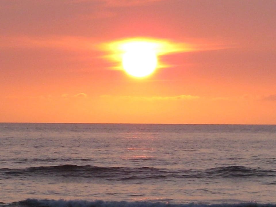 The sun sets on another great day in Hawaii