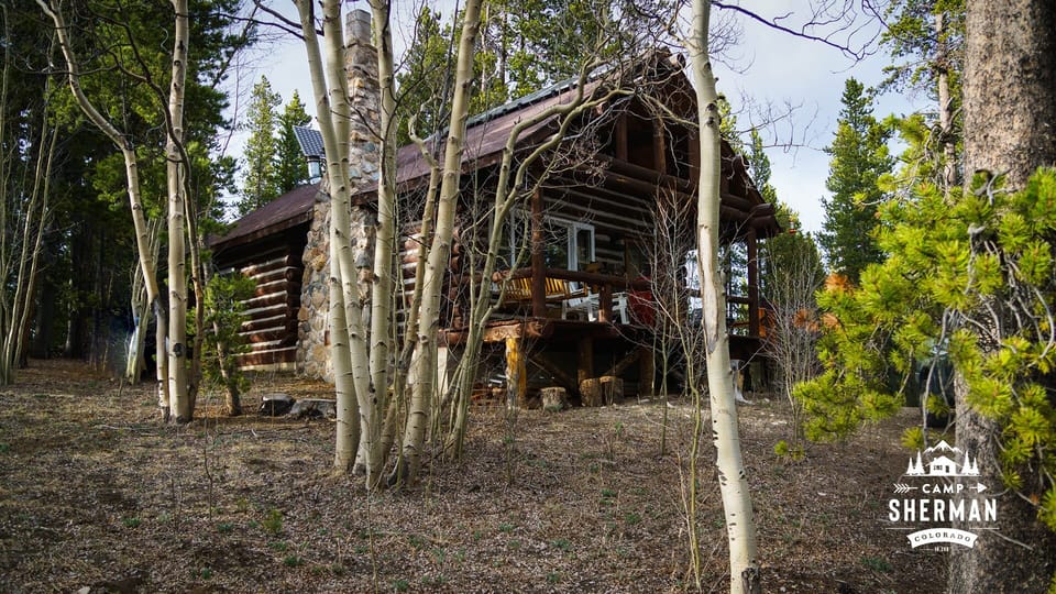 Camp Sherman is a true, authentic log cabin.