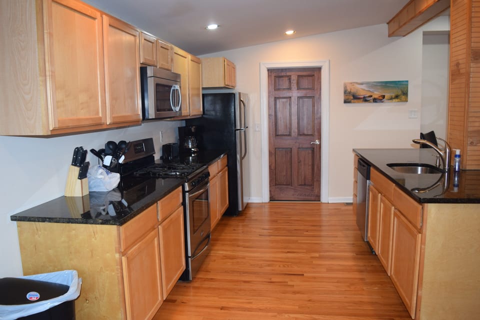 Large kitchen with center island 