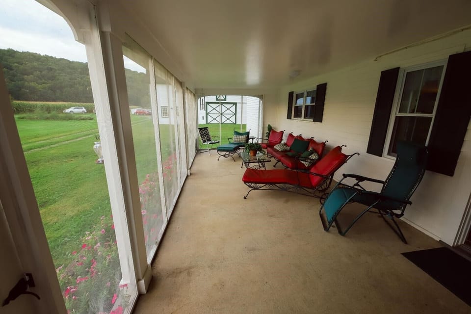 Screened porch