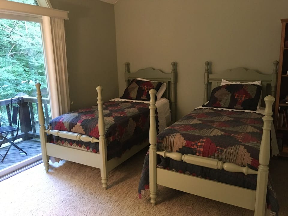 Our third bedroom has two twin beds.