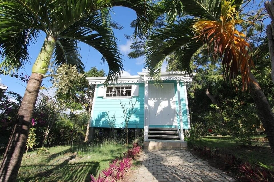 Front entrance through the Palms
