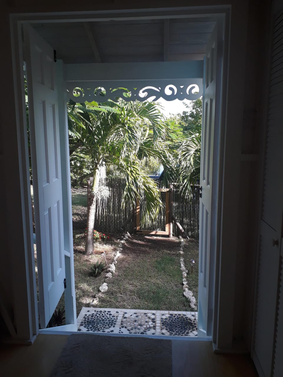 view out of the front door