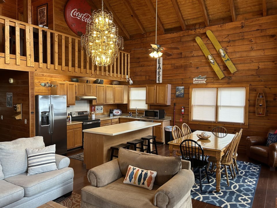 Kitchen view from living area