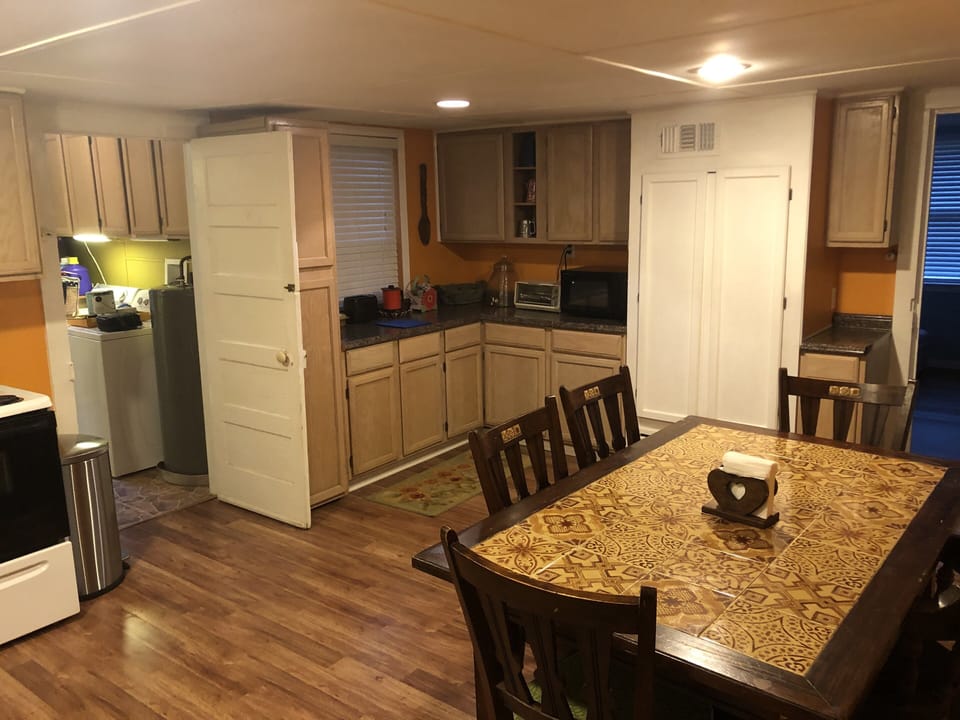 Kitchen fully stocked with just about anything you might need 