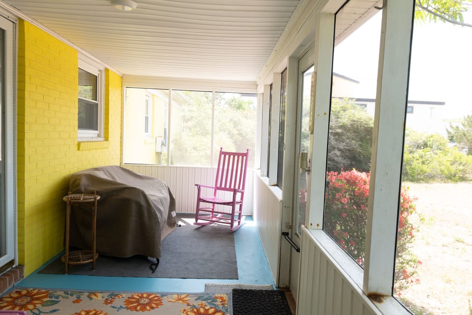 Opposite side of screened porch.