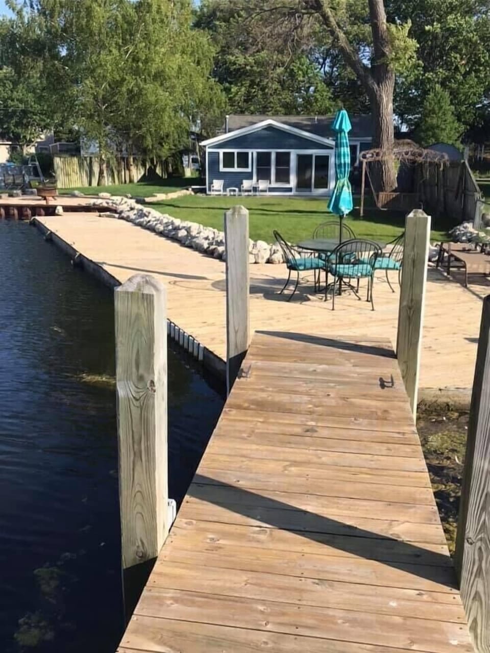 View from back dock