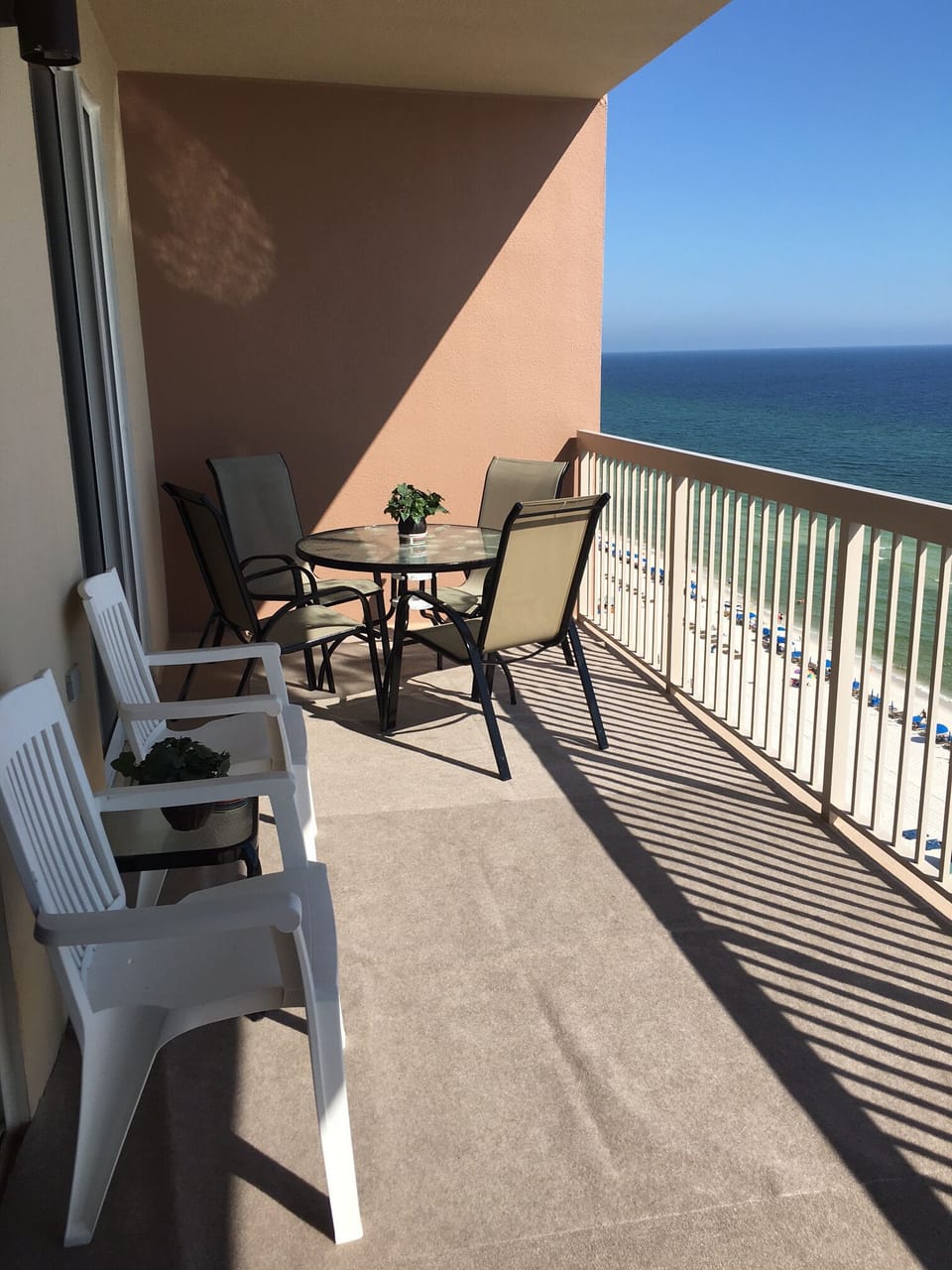 Large balcony