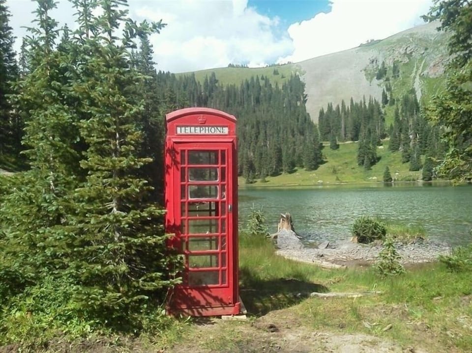 This British phone box is an eclectic addition to The Observatory.