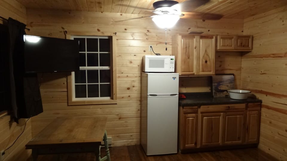 Kitchenette and Big Screen TV