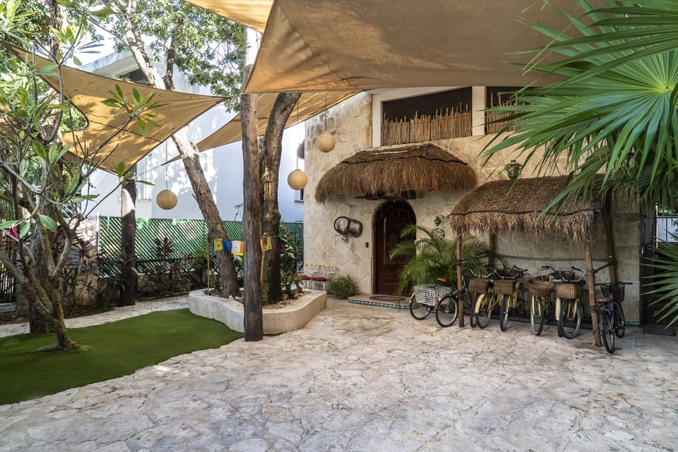 Covered canopy parking.