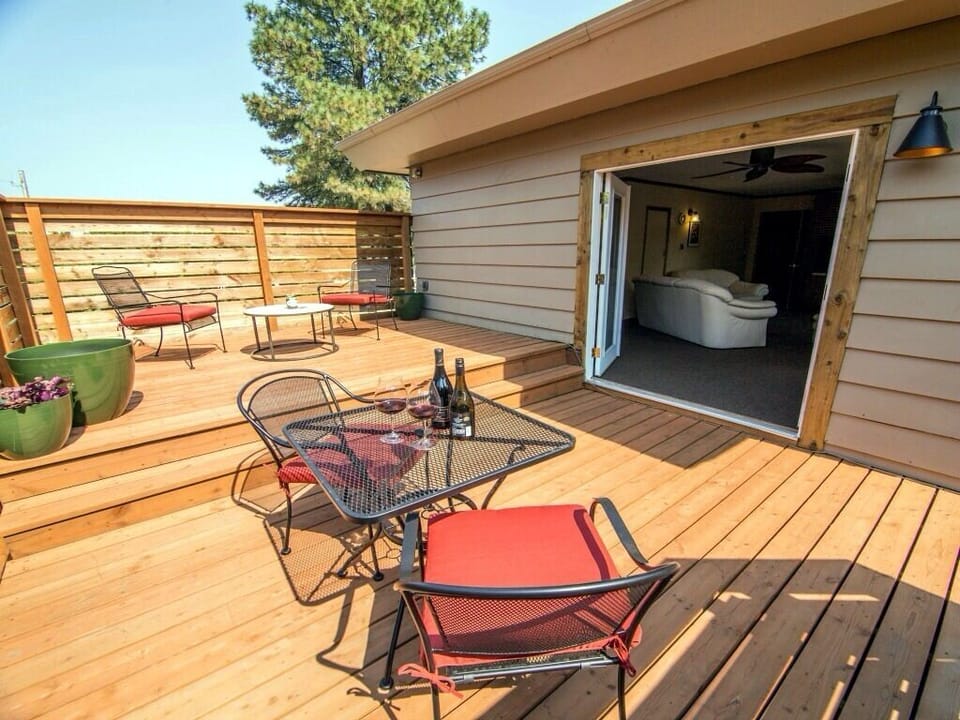 Private, quiet deck. 