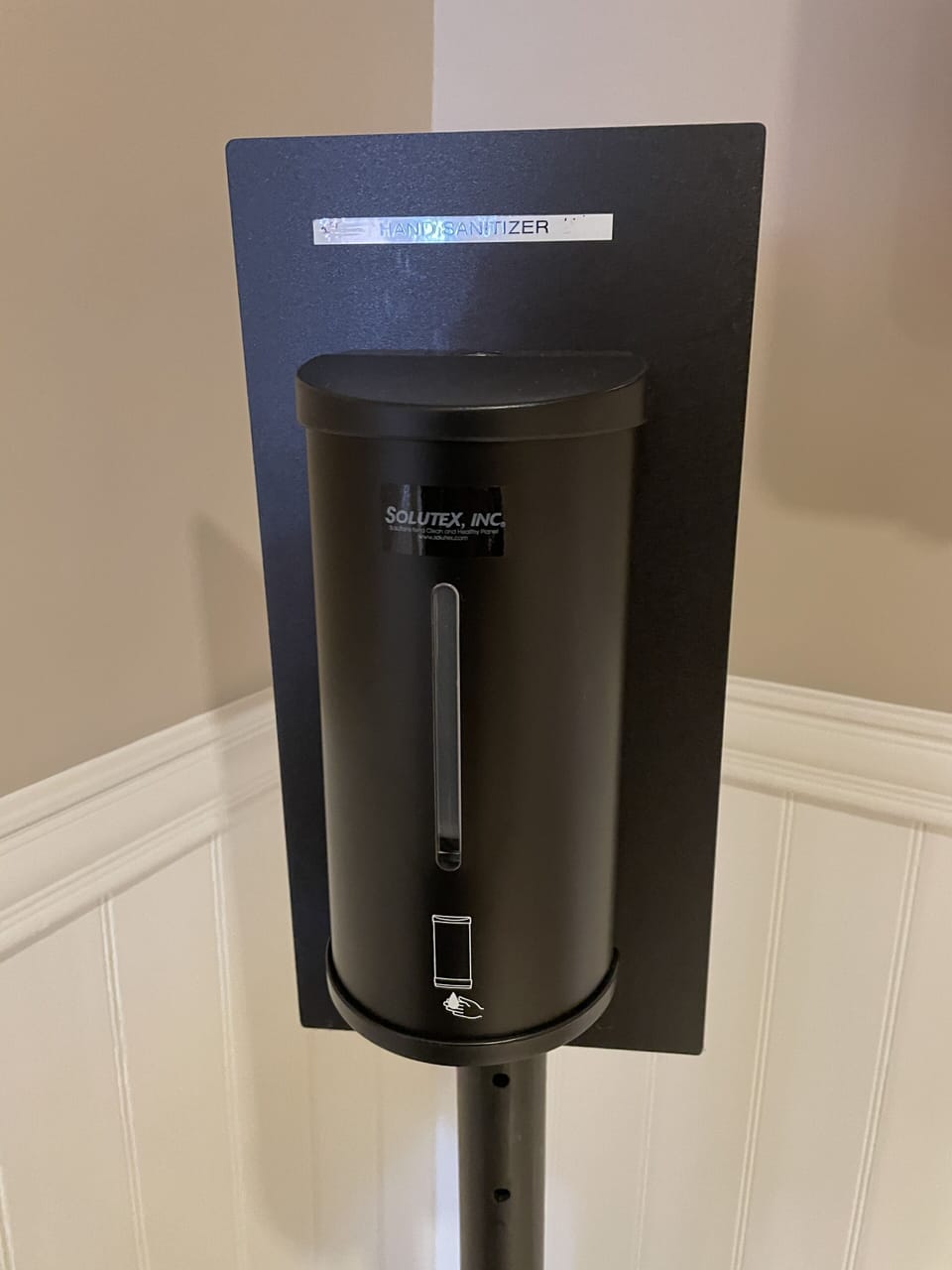 Sanitizer at Lobby