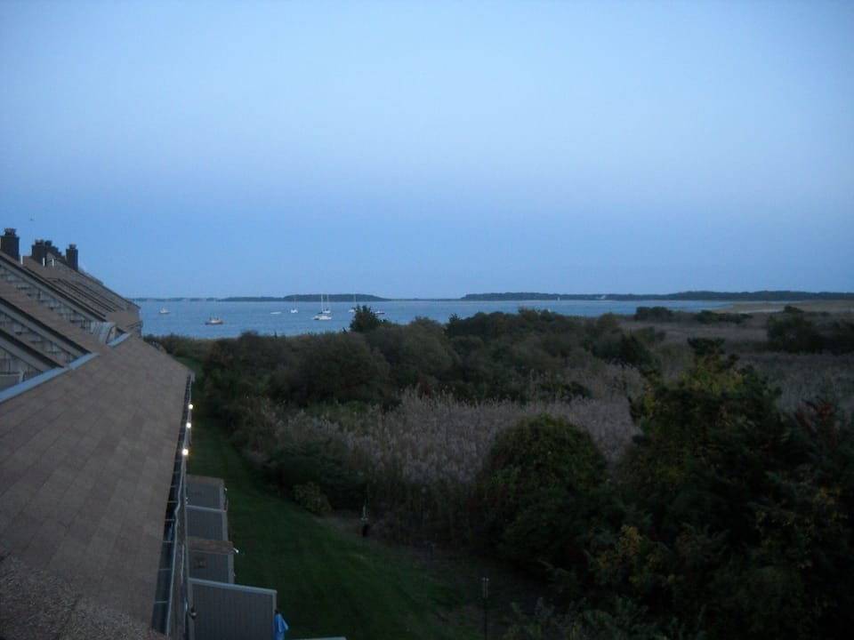 OVERLOOKING LEWIS BAY AND NANTUCKET SOUND FROM TOP DECK 
