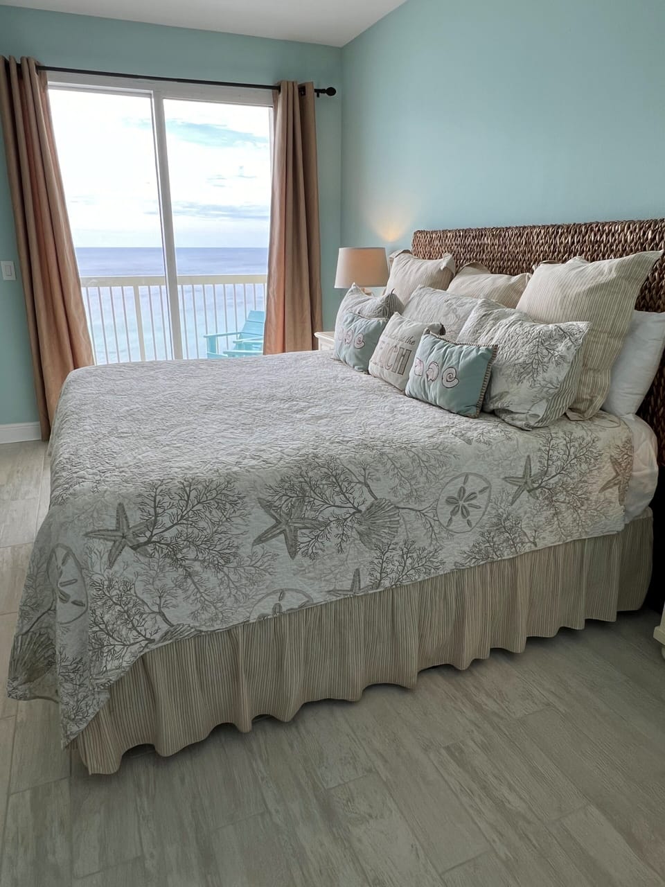 Master bedroom with ocean view!