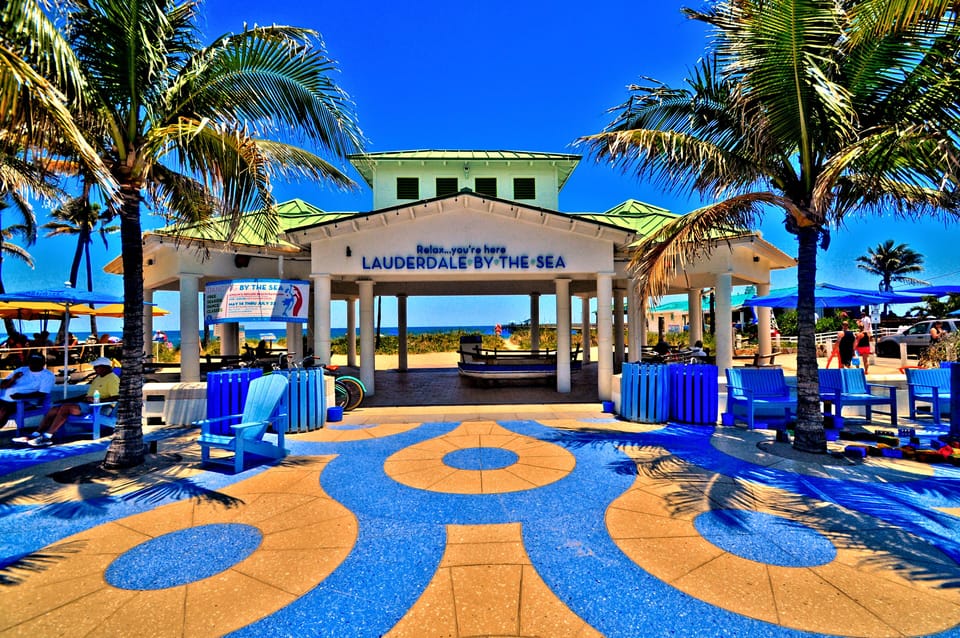 less than a mile from quaint Lauderdale By The Sea...great beaches, nightlife