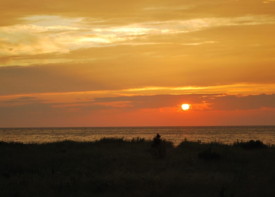 View from our deck -- extraordinary sunsets almost every evening !