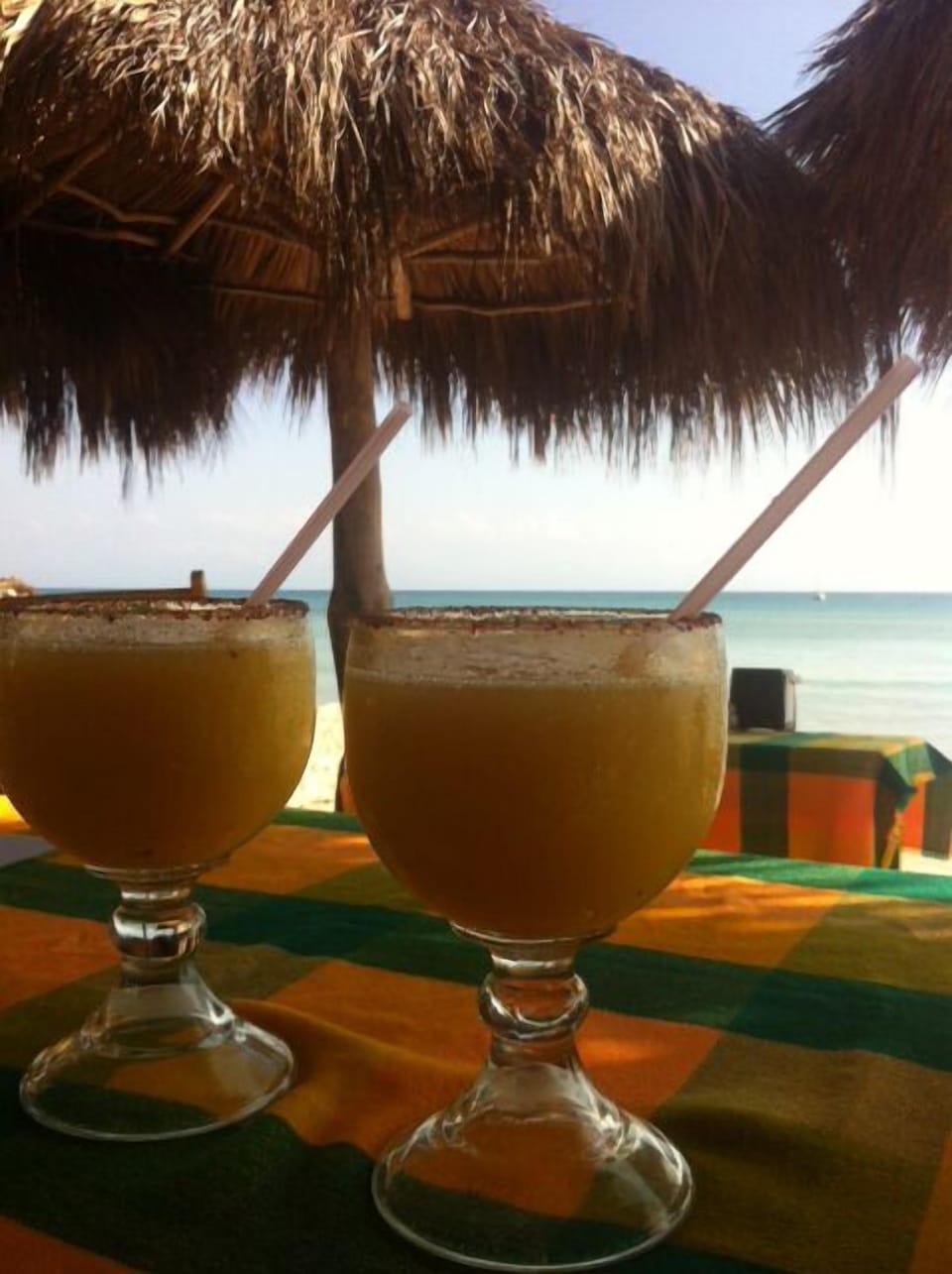 margaritas on the beach!