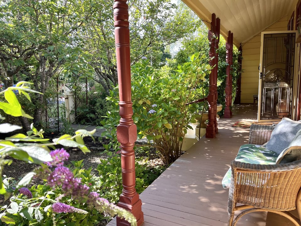 Front verandah at Holmcroft