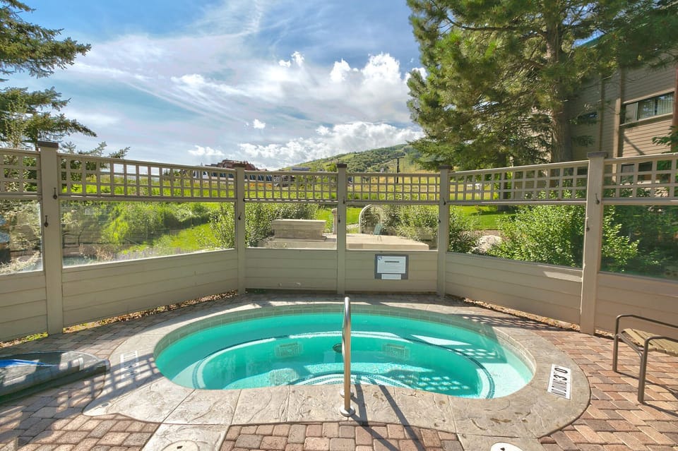 The hot tub and pool are heated to 102 in winter.  