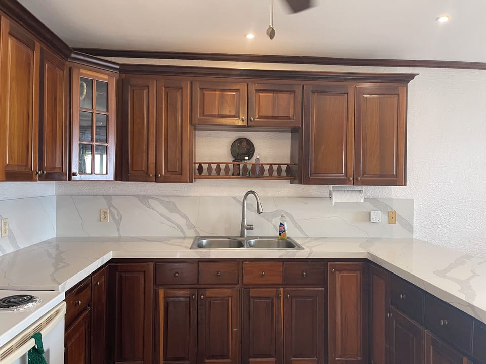 Fully equipped well stocked Kitchen, just like home.