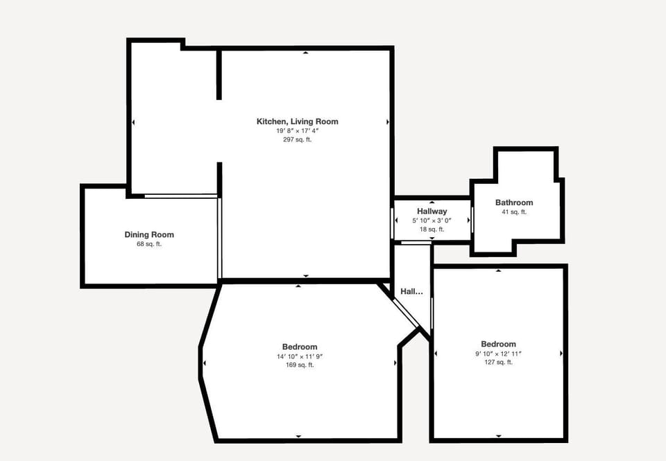Seashell Cottage - Floorplan