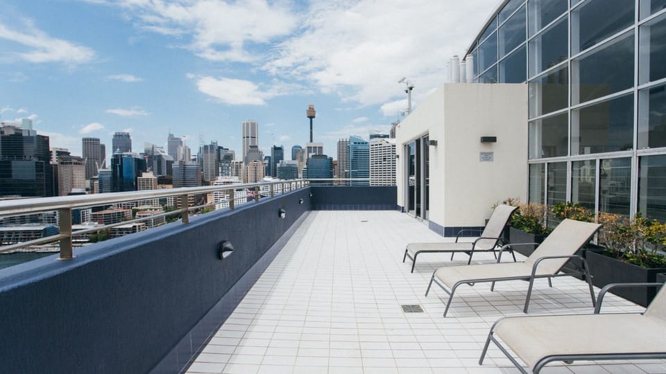  Swimming Pool on the rooftop of building. 