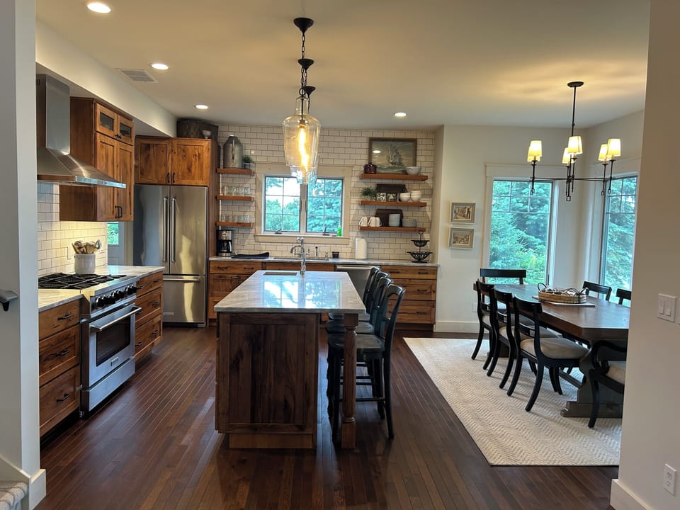 Kitchen with dining