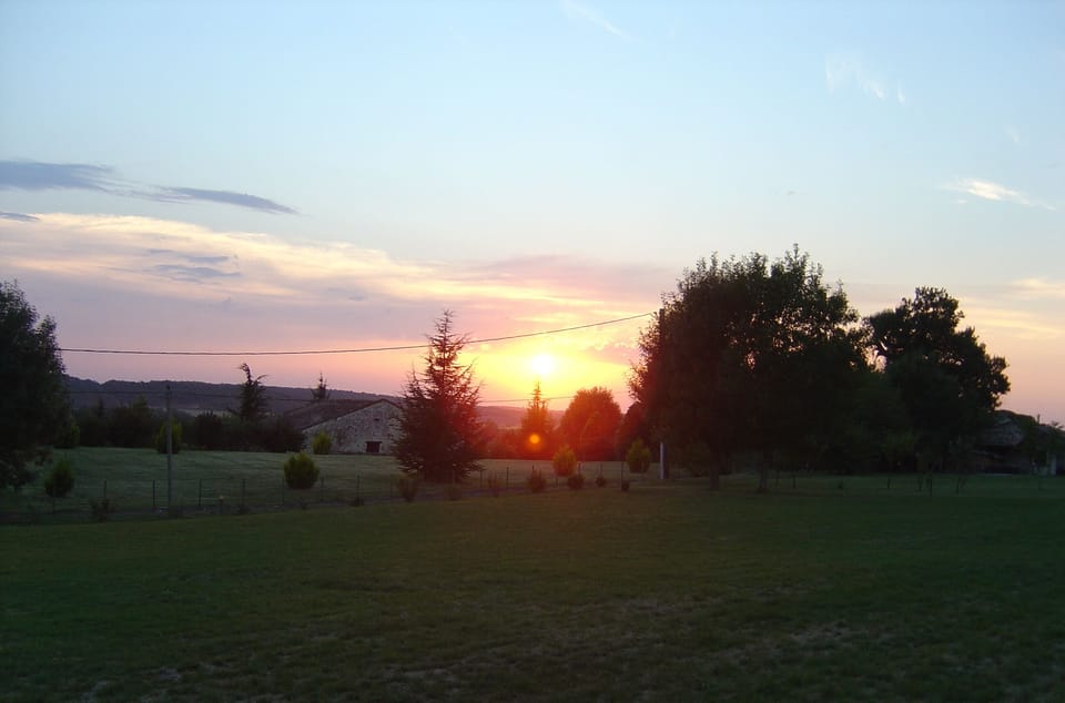 Sunset from the gardens, a beautiful way to end the day 