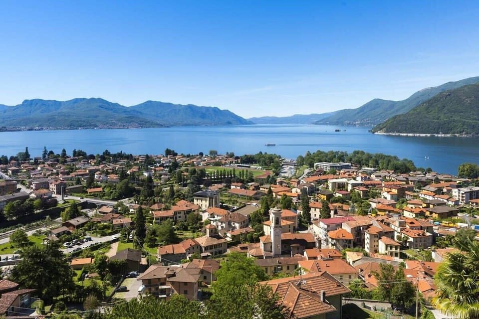Aerial view of Maccagno
